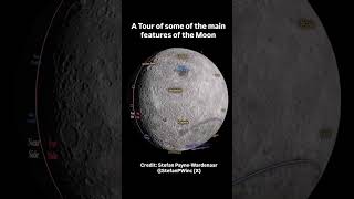 A Tour of some of the main features of the Moon [upl. by Pirzada712]