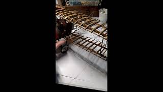 I Built Aircraft Biplane  Sopwith Camel  Artesania Latina  Part 33  Ropes Short3 [upl. by Harte]