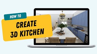 Create a 3D Kitchen with RoomSketcher [upl. by Akilegna538]