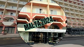 QAWRA PALACE HOTEL  MALTA 2024 [upl. by Ronyam]