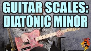 The Diatonic Scale Minor Beginner Guitar Lesson [upl. by Macy382]