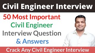 Civil Engineering Interview  Civil Engineer Interview Question  Fresher Civil Engineer Interview [upl. by Ranite]