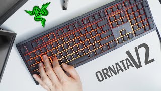 Razer Ornata V2 Gaming Keyboard  Detailed Review and Sound Test [upl. by Eiramesor]