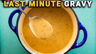 Easy Gravy Recipe for the Last Minute [upl. by Enilraep217]