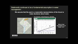 Addressing NonStationarity in FrequencyBased Streamflow Statistics by Dr Stacey Archfield [upl. by Jemy]