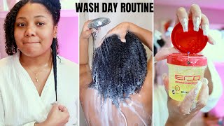 VLOGMAS EP 6 finally washed my Dirty Hair after 3 months  Natural Hair Full Wash Day Routine 2022 [upl. by Latsyc]