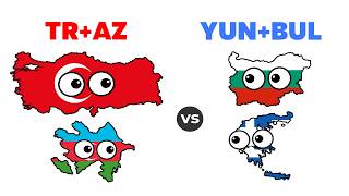 Türkiye Azerbaycan vs Yunanistan Bulgaristan  Savaş Senaryosu [upl. by Adorl]