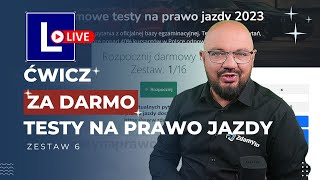 Ćwicz testy na prawo jazdy za DARMO 6 [upl. by Bausch]