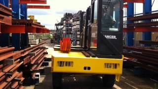 ForkliftTruckTraining4ucouk Sideloader Training [upl. by Cavallaro182]