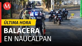 Reportan balacera en Naucalpan hay una persona sin vida [upl. by Benson552]