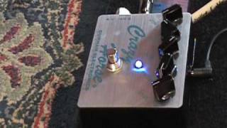 Durham Electronics CRAZY HORSE guitar effects pedal demo w Gibson Les Paul amp Blues Jr amp [upl. by Ecad]