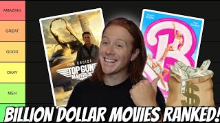 All 53 Billion Dollar Movies Rankedw Barbie Tier List [upl. by Hiram]