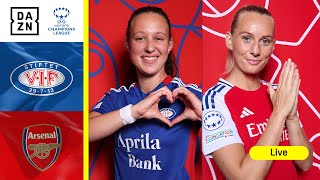 Vålerenga  Arsenal  UEFA Women’s Champions League 202425 Kampdag 5 Hele kampen [upl. by Nagirrek]