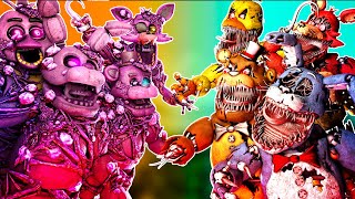 SFM FNaF Demented vs Toxic Animatronics [upl. by Hajed817]