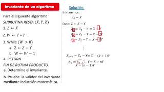 Invariante de un algoritmo 04 [upl. by Aset]