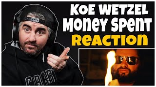 Koe Wetzel  Money Spent Rock Artist Reaction [upl. by Obeng]