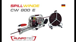 RUNPOTEC Spillwinde CW 800E [upl. by Jedthus]