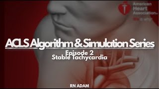 Walk Through ACLS 2020 How to treat stable tachycardia [upl. by Barta]