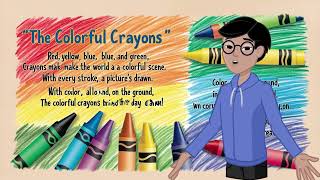 The Colorful Crayons  Creative Kids Song About Art  Sing Along [upl. by Song830]