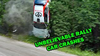 UNBELIEVABLE RALLY CAR CRASHES [upl. by Klayman]