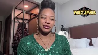 WWE Superstar Bianca Belair Talks About WrestleMania Coming to Las Vegas [upl. by Marilou]