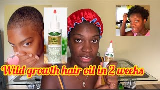 HOW TO USE WILD GROWTH HAIR OIL FOR MASSIVE HAIR GROWTH 2021 [upl. by Woodie]