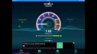 Check Internet Connection Speed on iPad Using Speedtest [upl. by Adile]