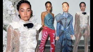 LeighAnne Pinnock serves up four stylish looks in one day as she rocks denim and quirky mesh [upl. by Anstice]