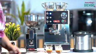 Lelit Anna Espresso Machine  How To Use  Available on Somethingsbrewingin [upl. by Eimrots]