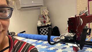 Longarming quilting challenge 300am [upl. by Nnylkcaj]