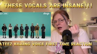 Ateez killing voice first time reaction [upl. by Eirolam917]