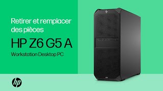 Retirer et remplacer des pièces  Workstation Desktop PC HP Z6 G5 A  HP Service informatique [upl. by Dionisio43]