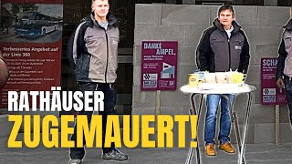 Schnauze voll Handwerker mauern Rathäuser zu [upl. by Dloraj924]