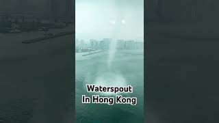 Waterspout spotted over Hong Kong’s Victoria harbour for the first time guru discovery hk [upl. by Akiras]