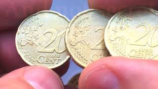 20 euro cent  IF YOU HAVE SUCH COINS PLEASE COMMENT PRICE [upl. by Yenor]