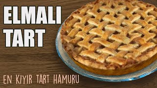 PASTANE USULÜ KIYIR ELMALI TART  APPLE PIE [upl. by Nylrahs]