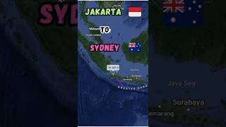 Jakarta Indonesia 🇮🇩  Sydney Australia 🇦🇺 Flight Route Garuda Indonesia GA712 Flight Time 6h 30m ✈️ [upl. by Enylcaj]