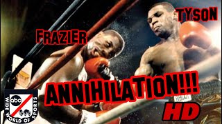 Mike Tyson vs Marvis Frazier 1986 HD ABC 1080p 60fps [upl. by Ezana]