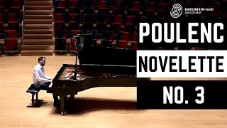 Poulenc  Novelette No 3 FP 173  Saeed Diab [upl. by Siouxie687]