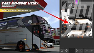 Gampang banget🔥  Cara membuat livery bussid ala ala gewe😋🤙  bikin livery bussid ‼️bussidlivery [upl. by Rramal136]