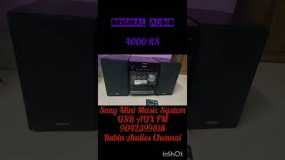 Sony Mini hifi system 4000 audioart1705 TAMILMUSIC sony music reels shorts shortsyoutube [upl. by Nywles701]