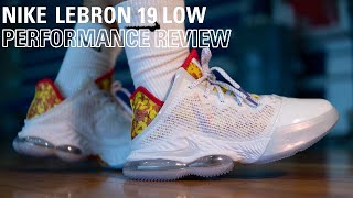 Nike LeBron 19 Low Performance Review by Tobys Sports [upl. by Alden]