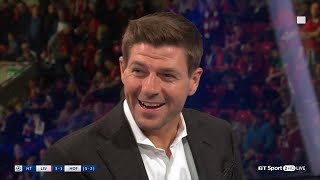 Steven Gerrards funniest moments and best lines as a BT Sport pundit [upl. by Ilojne]