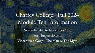 CHAFFEY COLLEGEMODULE TEN INFORMATIONFALL 2024 [upl. by Borreri]