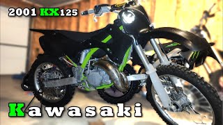 2001 Kawasaki KX125  FIRST Look After 13 YEARS In SHED  WORTH Restoring 🤔 [upl. by Terina]