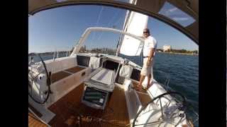 Sailing the Beneteau Oceanis 45 alone [upl. by Ahsienel817]