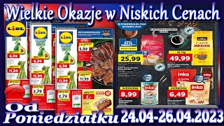 Lidl  Nowa Gazetka Promocyjna  Oszczędzaj z Lidlem Od 24042023  W Lidlu Się Opłaca [upl. by Thurlough]