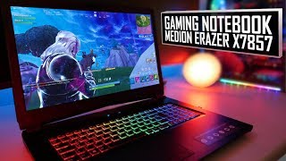 Das Perfekte HighEnd Gaming Notebook  MEDION ERAZER X7857 [upl. by Wyly]