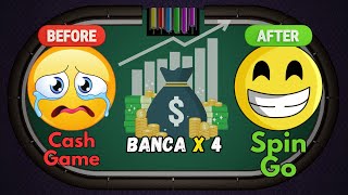 Quadripliquei Minha Banca Do Cash Game Para os Spin Go [upl. by Auos]