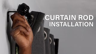 A quick Curtain Rod installation guide [upl. by Pena]